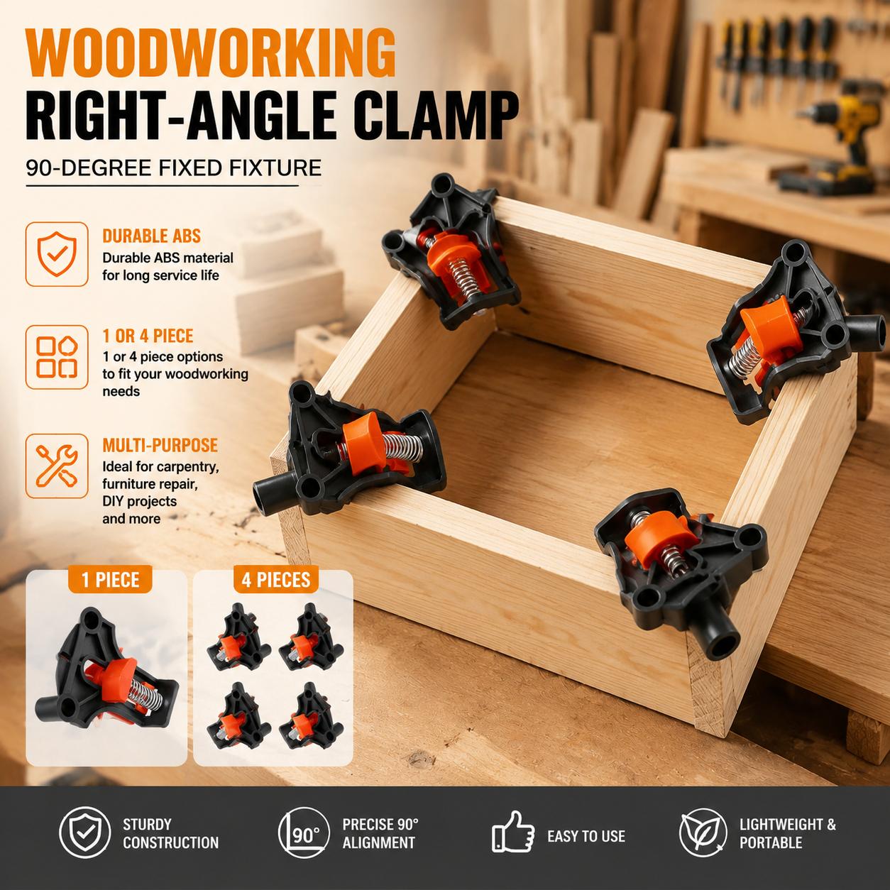Furniture Joinery Hardware - Profesjonalny zestaw zacisków kątowych 90 stopni