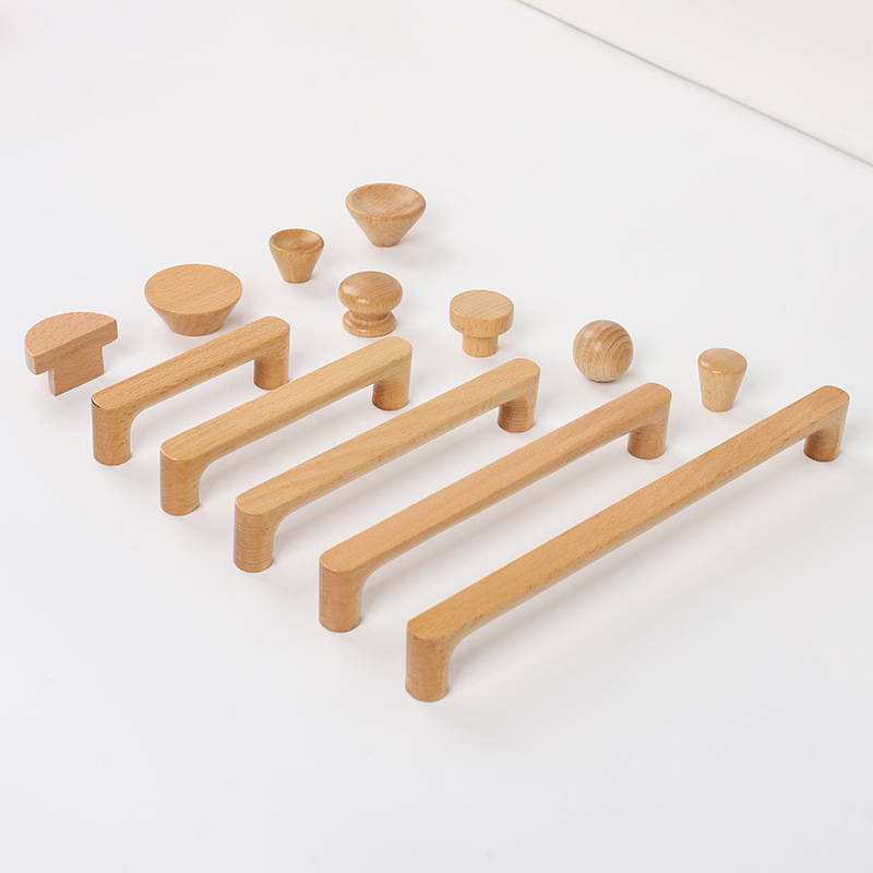 Furniture Hardware Drawer Pulls - Nordyckie drewniane uchwyty do mebli, uchwyty