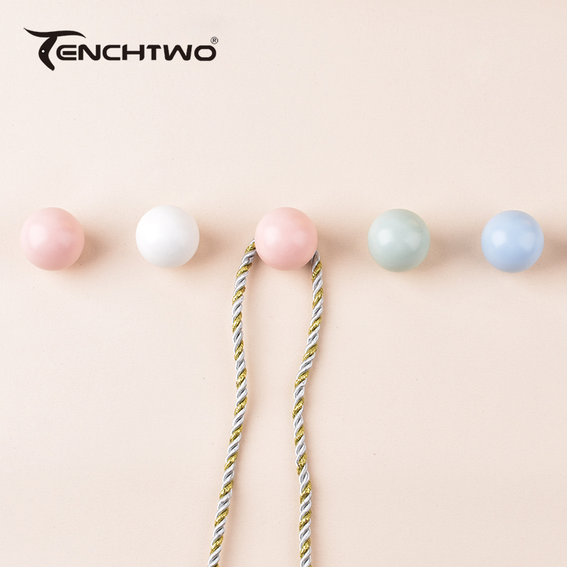 Furniture Hardware Kit - Okrągły haczyk ceramiczny Wieszak na ubrania
