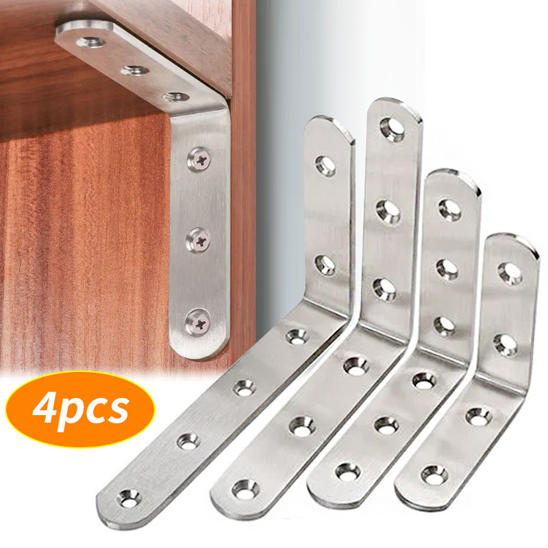 Used Furniture Hardware - 4 szt. Kątowniki, wsporniki narożne w
