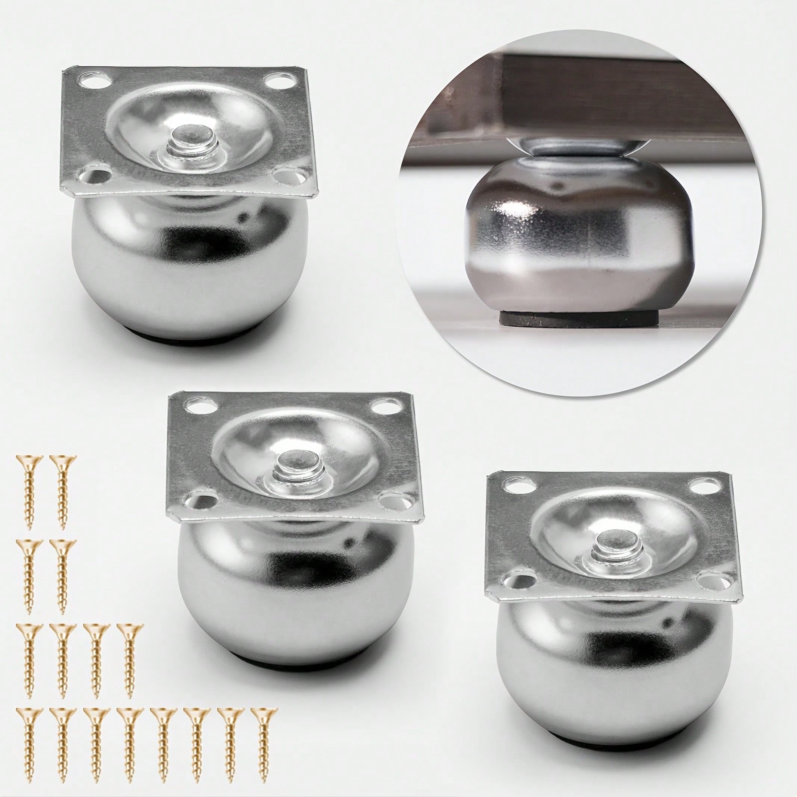 Furniture Leg Set - [4 sztuki metalowych nóżek do mebli]