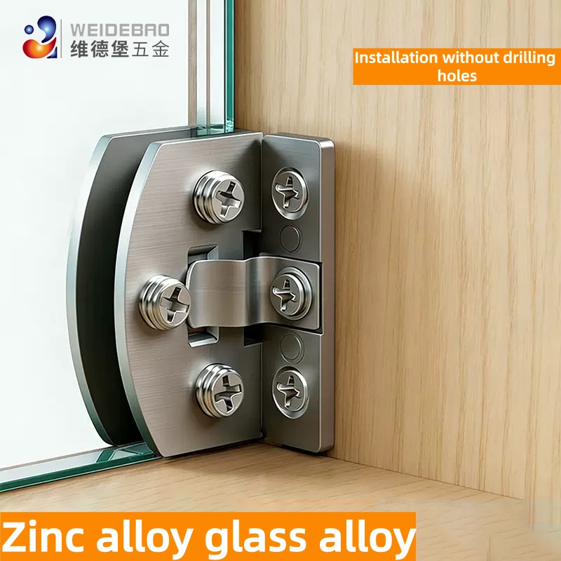 Quality Furniture Hardware - 2 SZT. Zawias do szklanych drzwi