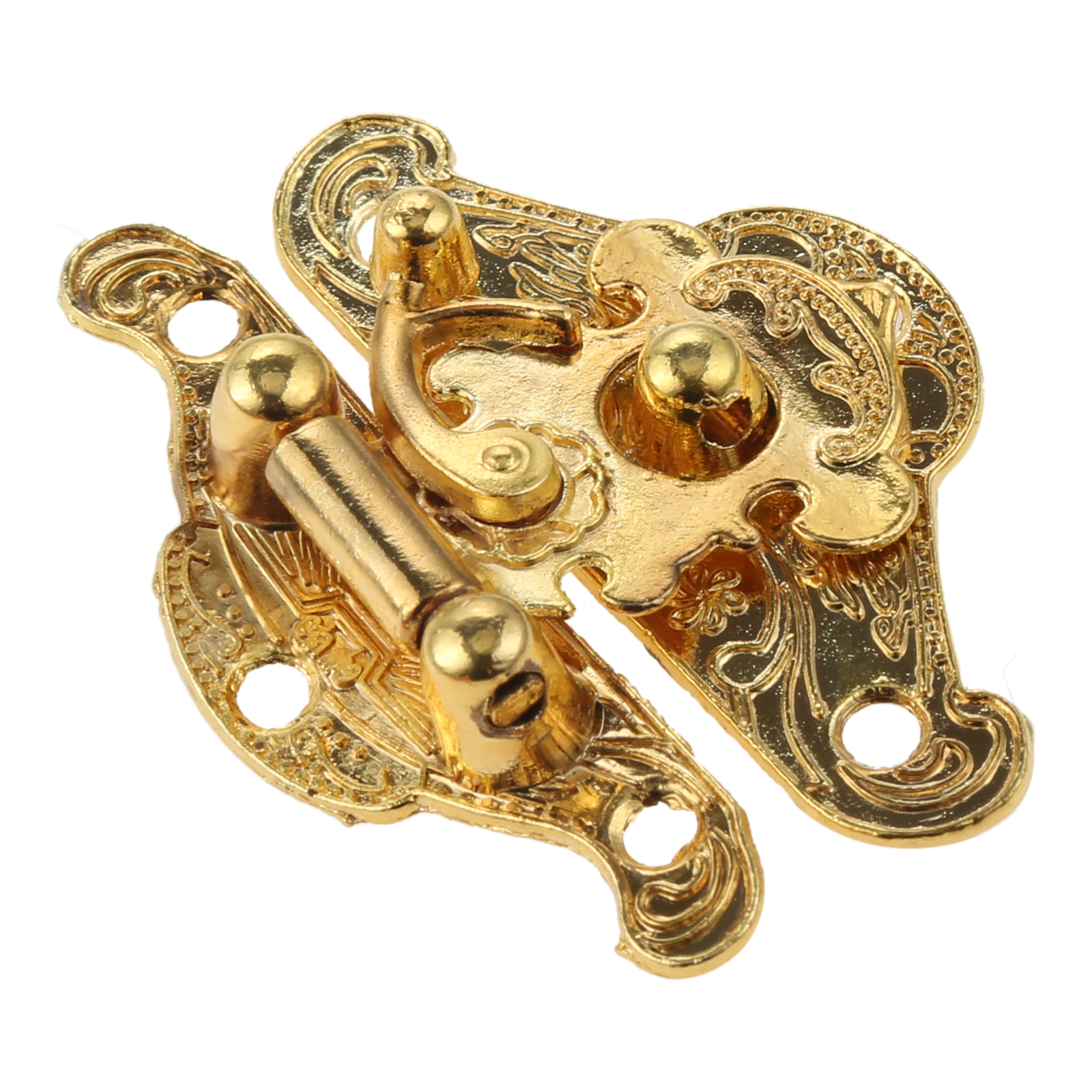 Furniture Joinery Hardware - 2 sztuk antyczne złota skrzynia blokada