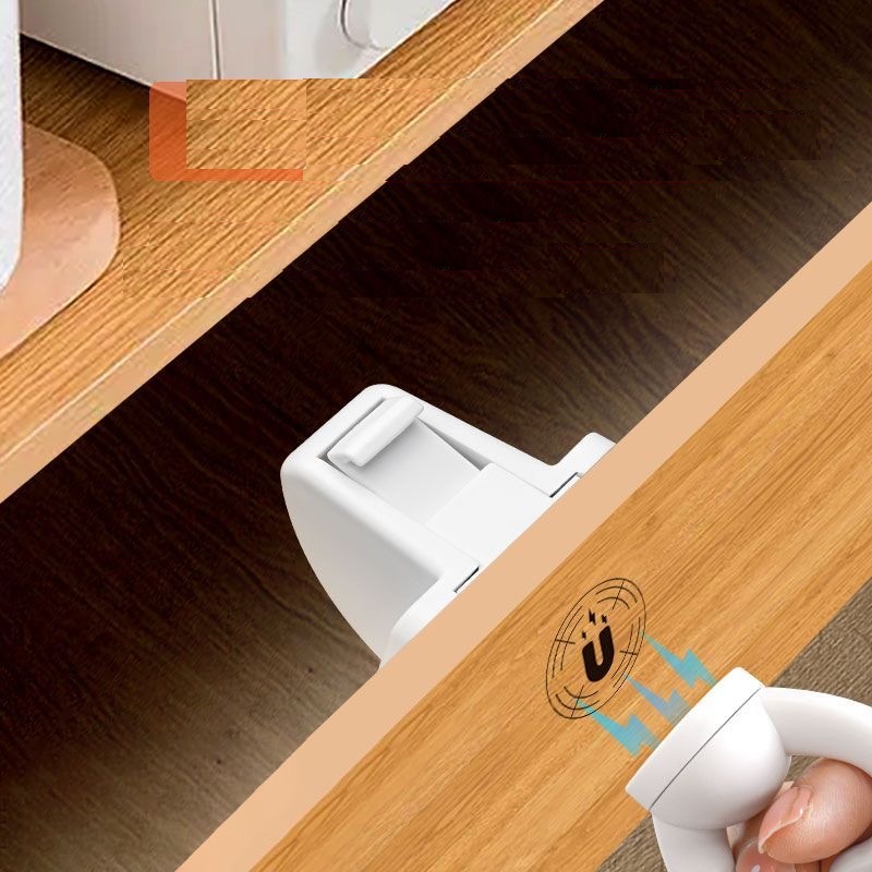 Furniture Joinery Hardware - Niewidoczny magnetyczny zamek do szafek, zabezpieczenie