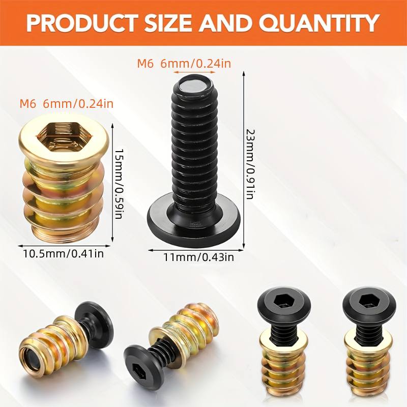 Furniture Hardware Kit - Zestaw narzędzi do gwintów wciskanych do