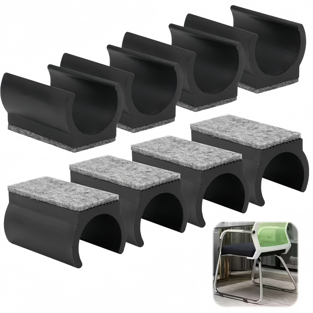 Furniture Hardware Feet - 8 szt. Filcowe gumowe nakładki na