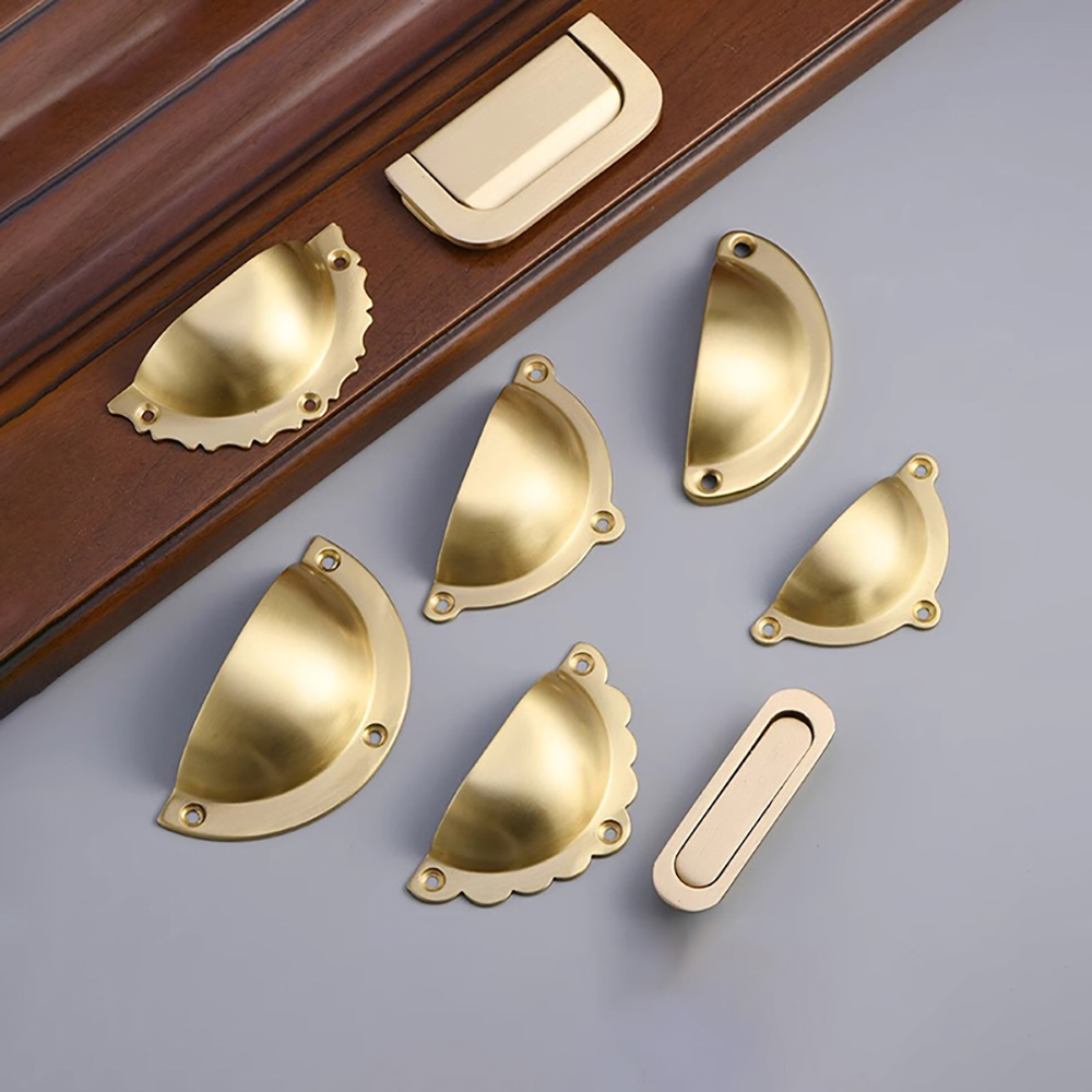 Quality Furniture Hardware - Uchwyty do szafek niewidoczne, mosiężne uchwyty