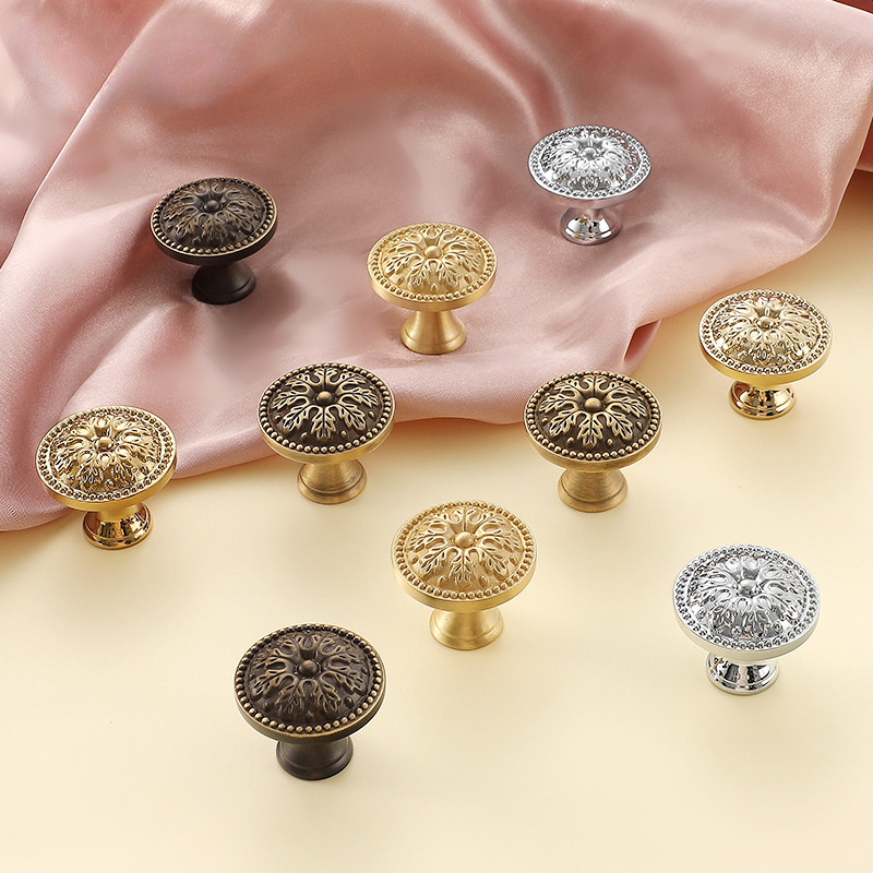 1 szt. Satynowe mosiężne uchwy – Furniture Hardware Drawer Pulls recenzja i cena