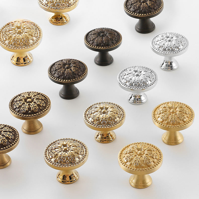 1 szt. Satynowe mosiężne uchwy – Furniture Hardware Drawer Pulls recenzja i cena