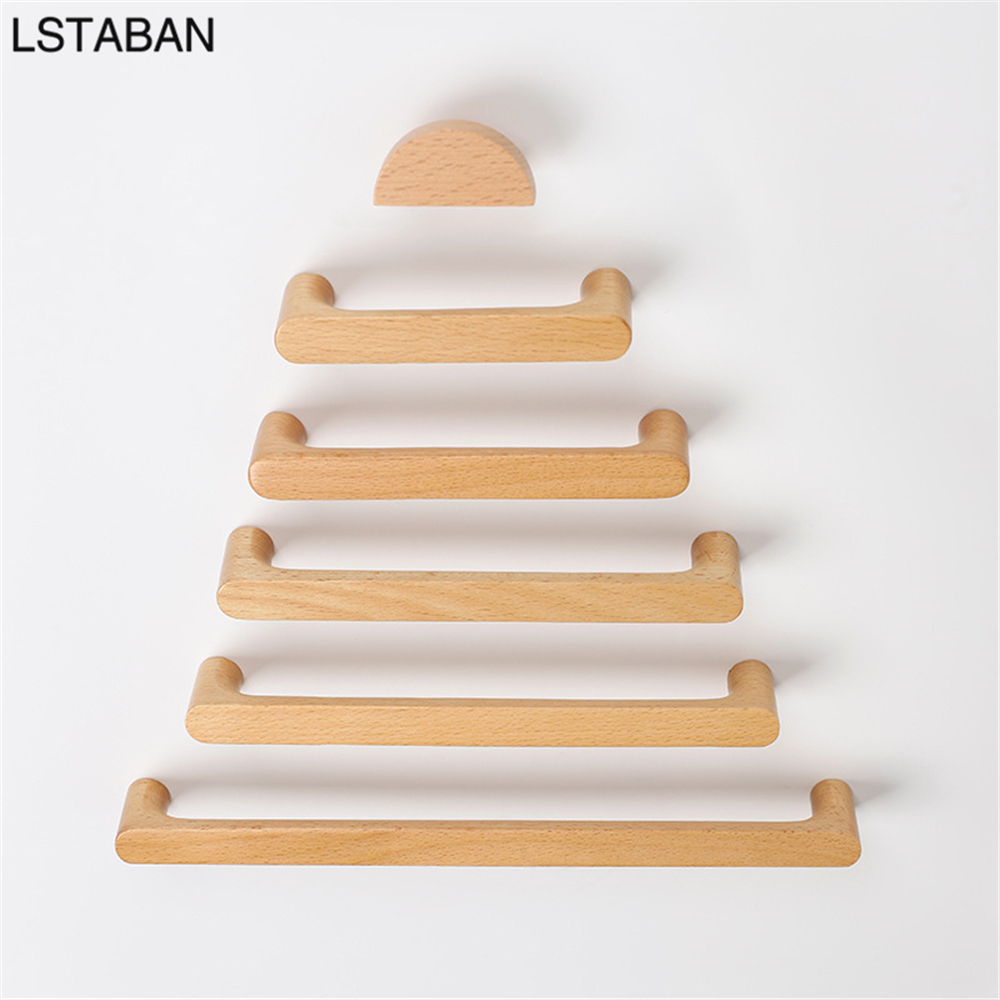 Nordic drewniane uchwyty do sz – Furniture Hardware Drawer Pulls recenzja i cena