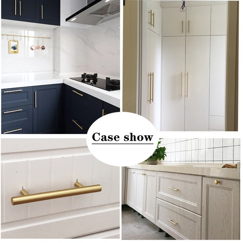 Nowoczesne złote szczotkowane  – Furniture Hardware Drawer Pulls recenzja i cena