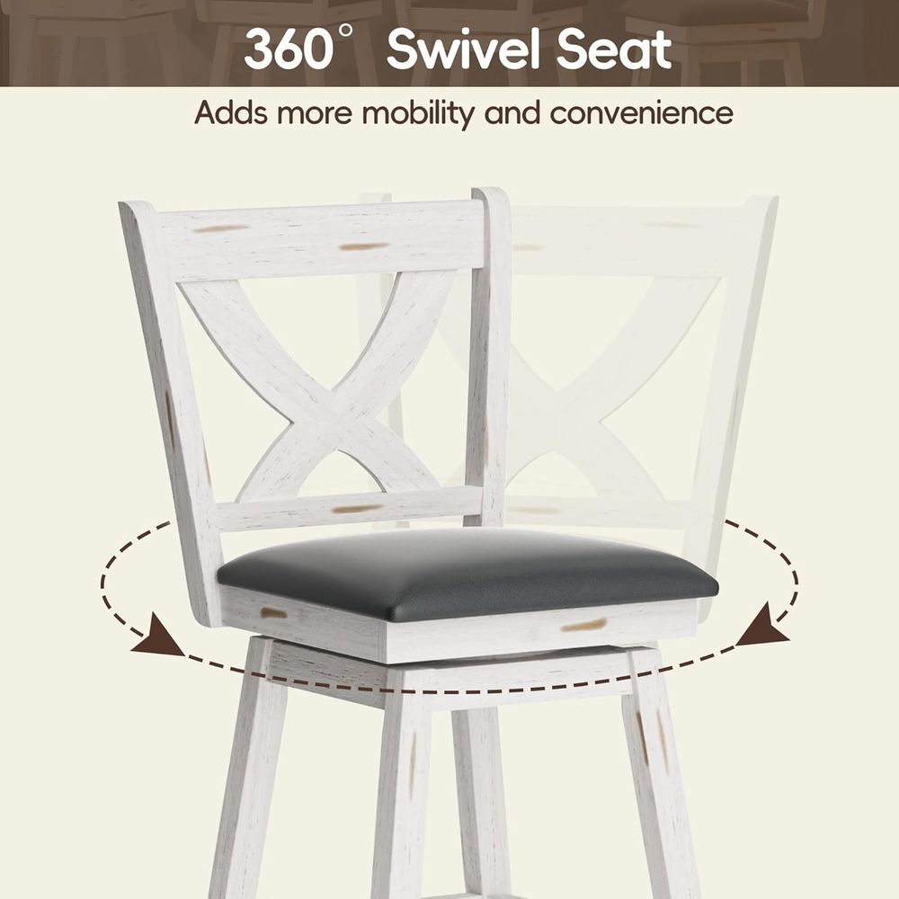 Zestaw 2 obrotowych krzeseł ba – Furniture Leg Set recenzja i cena