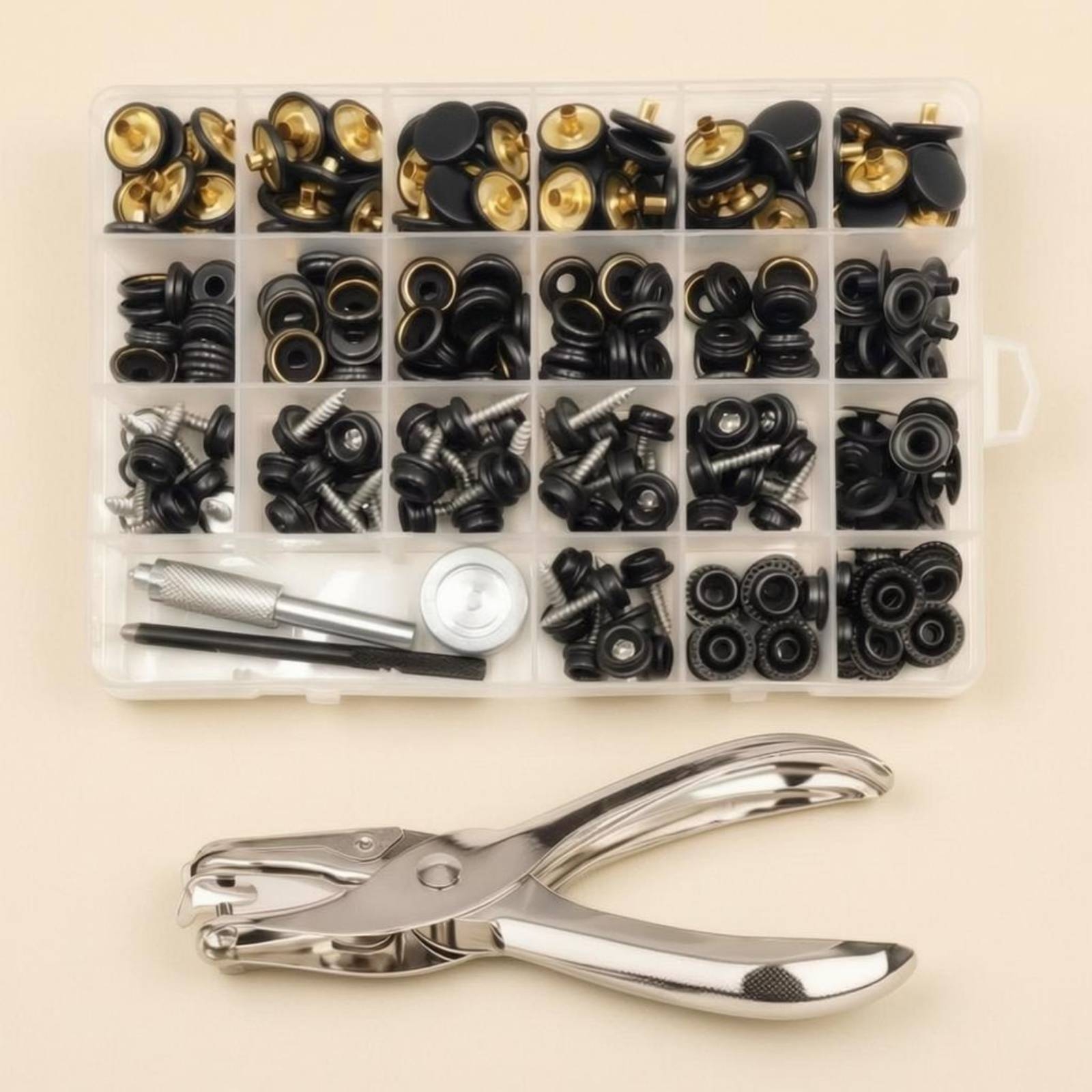 Zestaw narzędzi do zatrzasków, – Furniture Hardware Kit recenzja i cena
