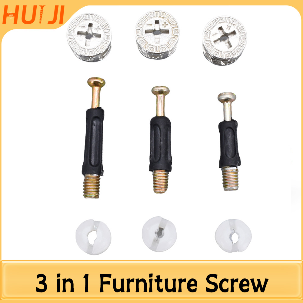 50/100 szt. Złączki meblowe 3  – Furniture Joinery Hardware recenzja i cena