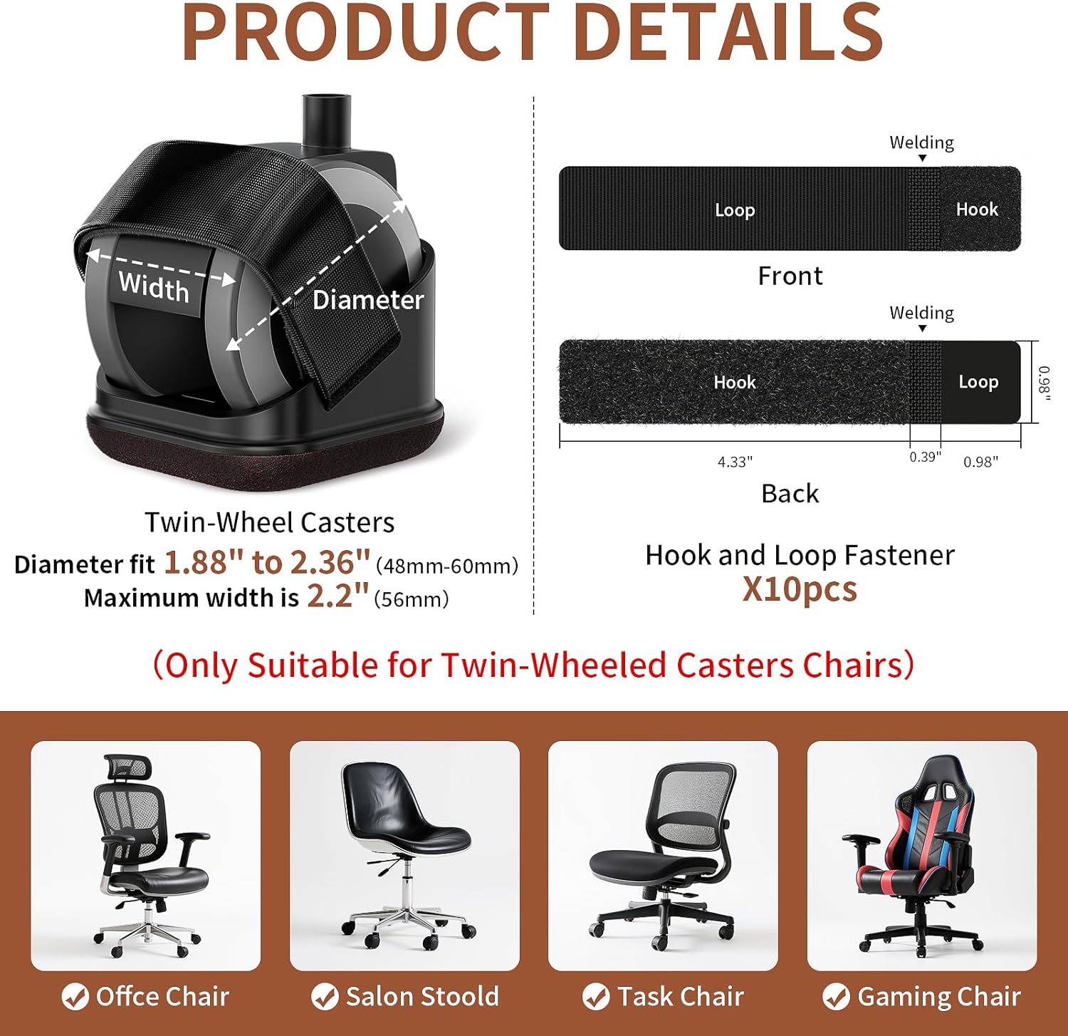 5 szt. Ochraniacze na nogi krz – Furniture Hardware Feet recenzja i cena