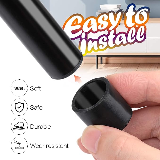 24 szt. Okrągłe nakładki na nó – Furniture Hardware Feet recenzja i cena