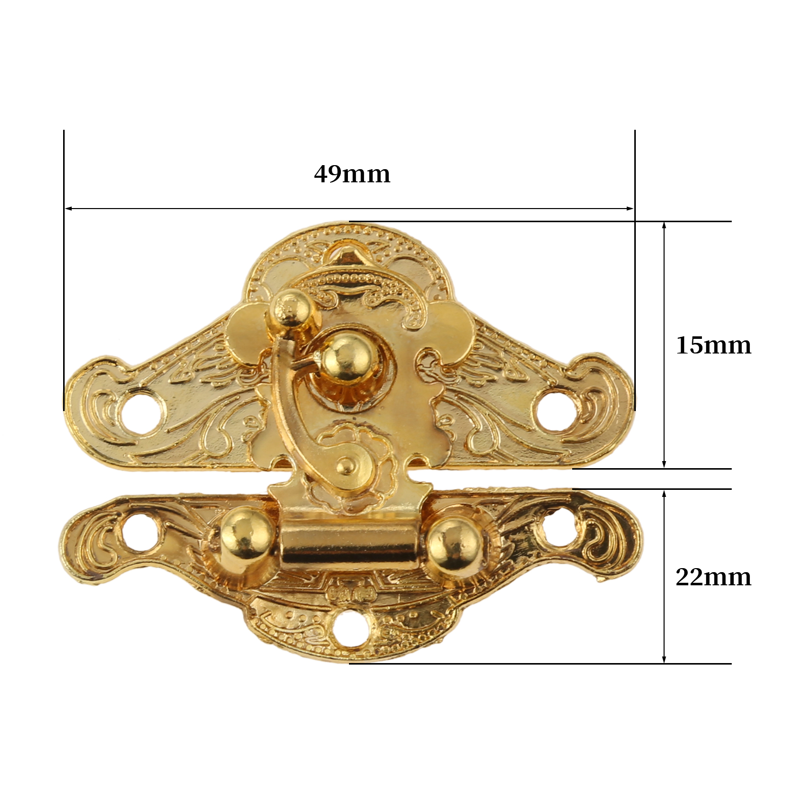2 sztuk antyczne złota skrzyni – Furniture Joinery Hardware recenzja i cena