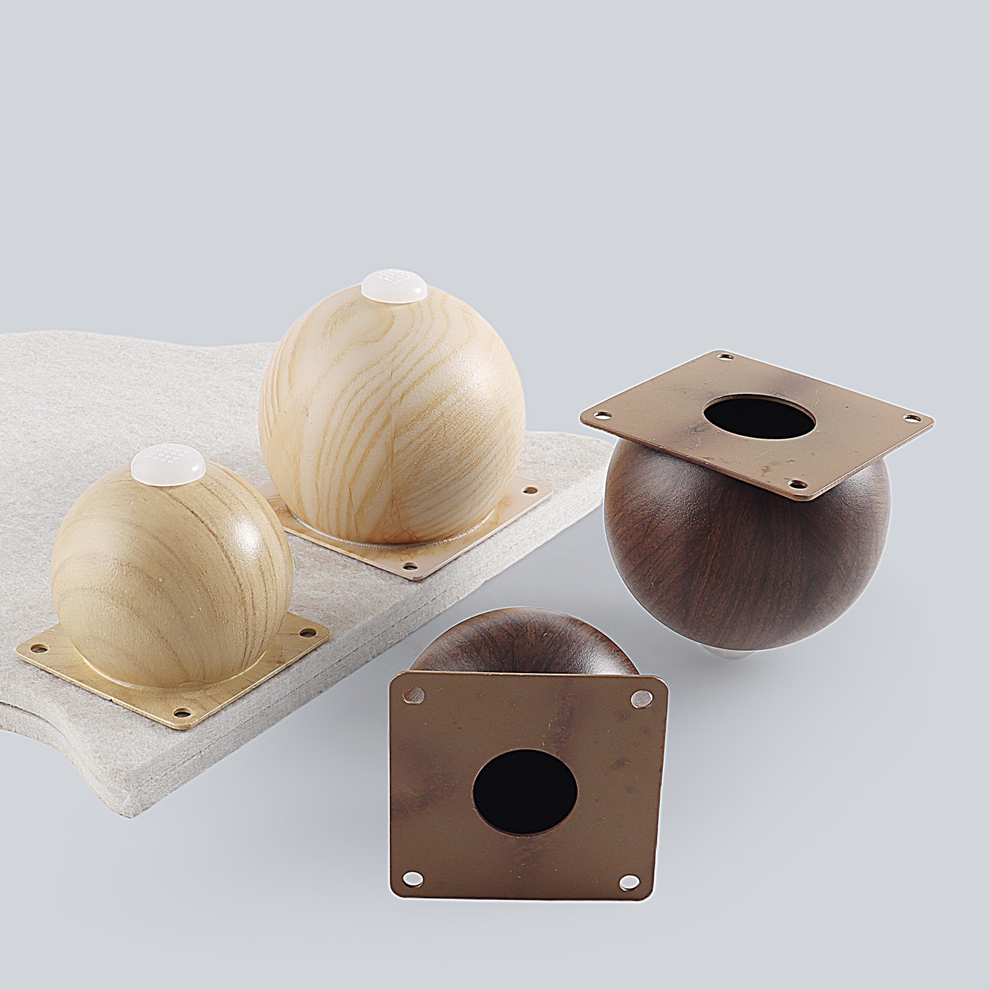 4 szt. Stalowe nogi meblowe w  – Furniture Hardware Feet recenzja i cena