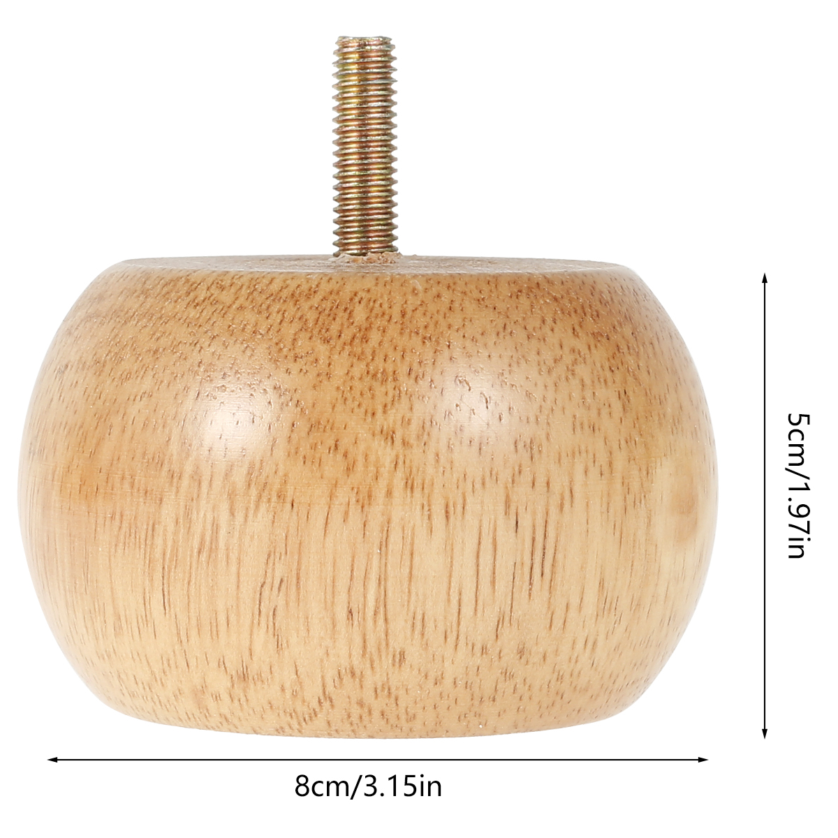 4/8 szt. Nóżki do mebli, drewn – Furniture Leg Set recenzja i cena