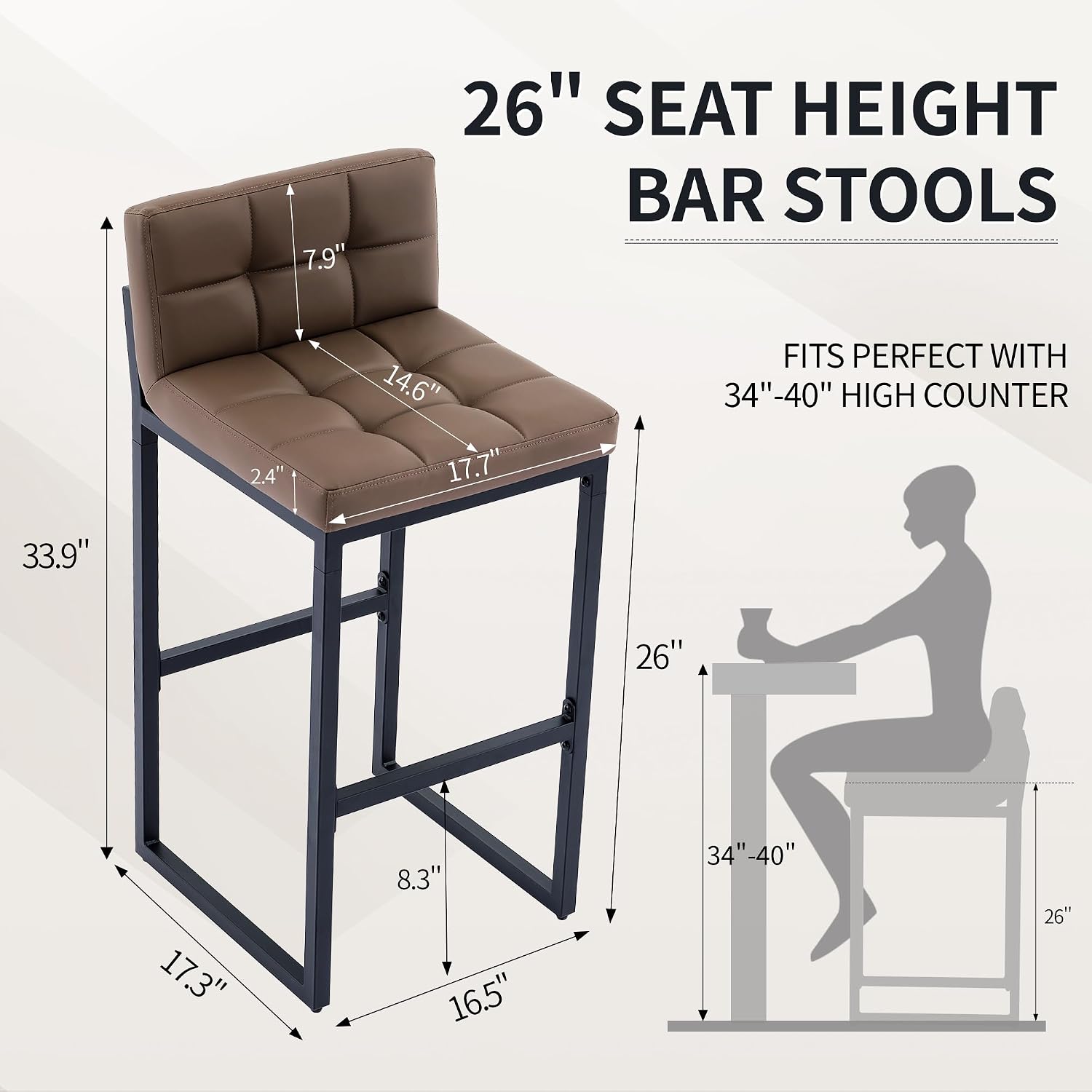 Zestaw 4 stołków barowych o wy – Furniture Leg Set recenzja i cena