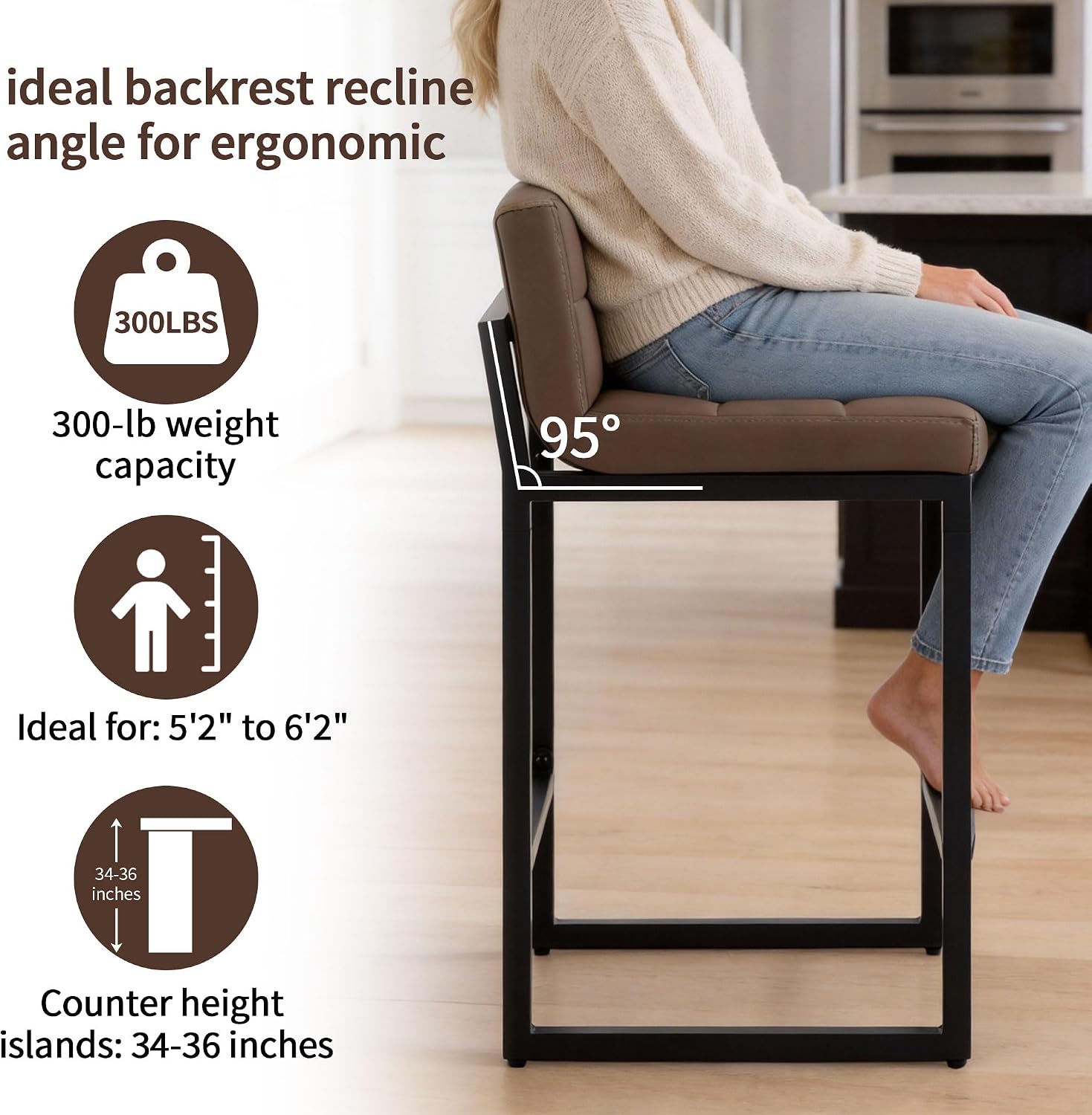 Zestaw 4 stołków barowych o wy – Furniture Leg Set recenzja i cena
